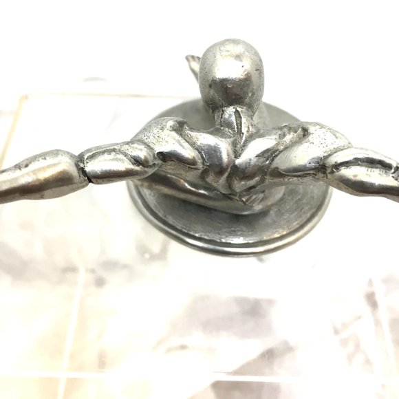 Jac Zagoory Designs Atlas Pewter Sculpture Pen Holder - Picture 9 of 15